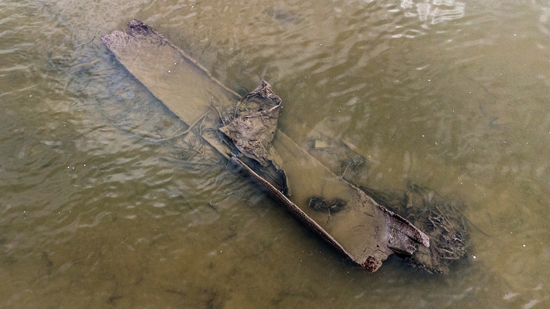 The discoveries were made by citizen archaeologist Anthony Murphy, using a drone