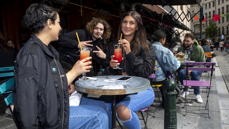Restaurants and bars in Belgium reopened on Saturday, 8 May, for outdoor dining
