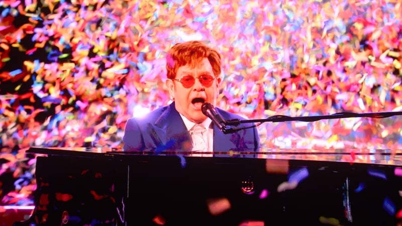 Elton John among the stars expressing hopes for the new year