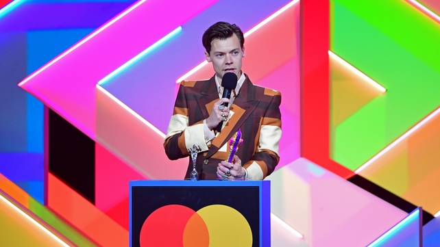 Harry Style picked up the Best Single gong for Watermelon Sugar