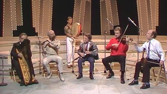 The Chieftains performing on The Late Late Show (1986)