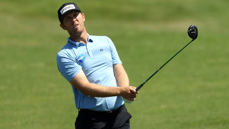 Seamus Power hits an approach shot on the 18th hole