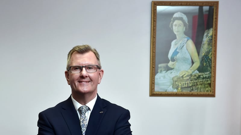 The new leader of the pack: Jeffrey Donaldson became the DUP's third leader in 50 days