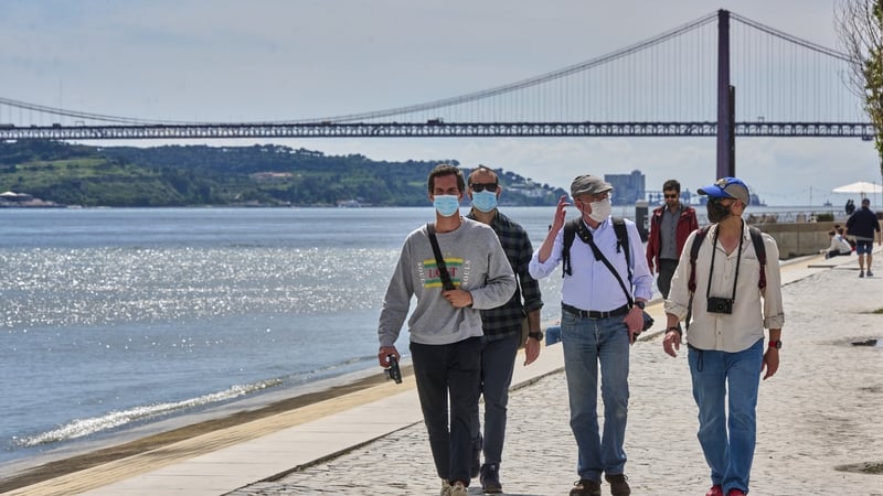 Travellers from EU countries with coronavirus rates below 500 cases per 100,000 residents can make 'all types of visits to Portugal' from Monday