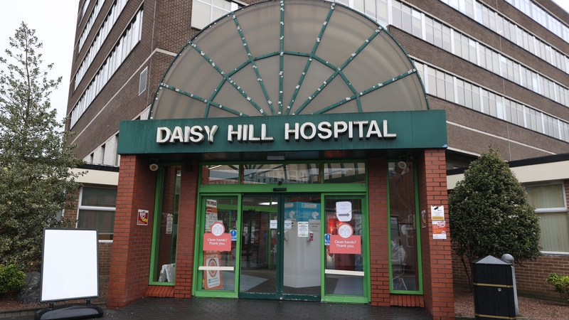 The Southern Health and Social Care Trust group confirmed that two members of staff at hospital were injured