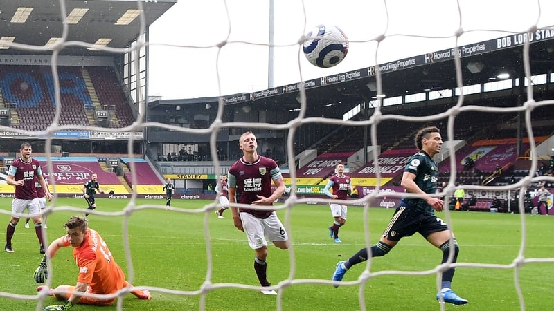 Rodrigo nets Leeds' third goal against Burnley