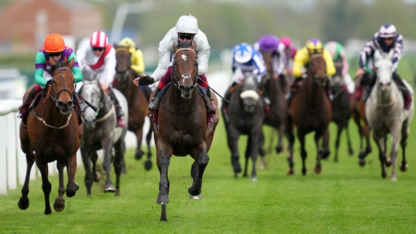 Frankie Dettori gives Palace Pier a pat down the neck