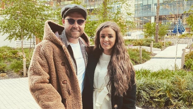 Danny Miller and his fiancée Steph Jones, image via Danny Miller/Instagram