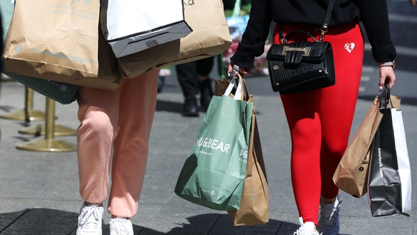 April retail sales were up 90.1% compared with the same time a year ago when the economy was in a tight lockdown, the CSO said (Pic: RollingNews.ie)