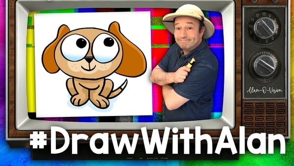 Draw With Alan - how to draw a puppy!