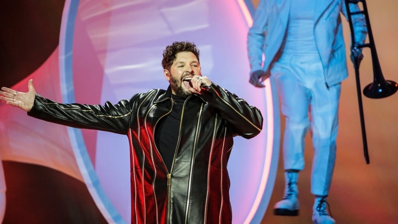 UK entry James Newman qualifies automatically for the last round of the competition with his song Embers.