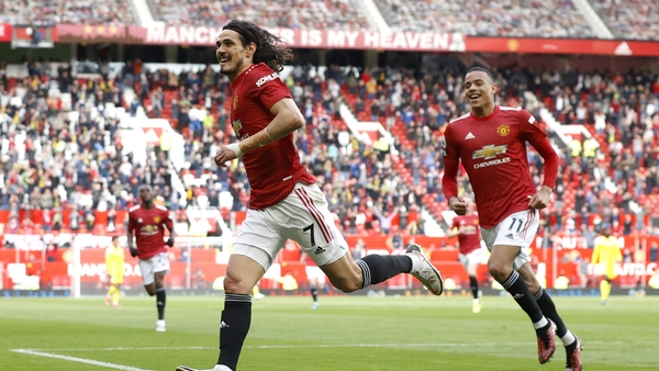 Edinson Cavani netted early on