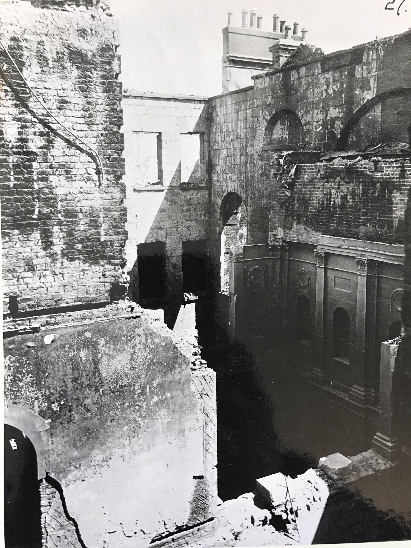 Much of the stunning Georgian interior was lost forever. Credit: Department of Housing, Local Government and Heritage and OPW