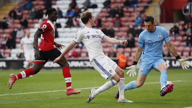 Patrick Bamford slots home Leeds' opener