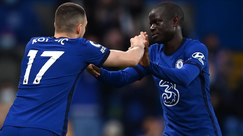 N'Golo Kante was replaced by Mateo Kovacic after 32 minutes