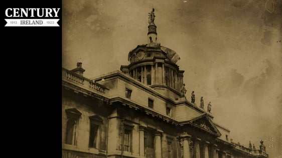 Century Ireland Issue 205: A view of the collapsed dome of the Custom House after the fire Photo: N…
