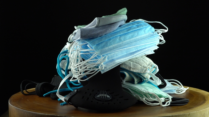 Around 129 billion disposable masks are used every month around the world