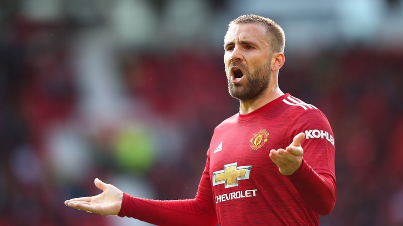 Shaw was in action on Tuesday as supporters returned to Old Trafford for the first time in over a year