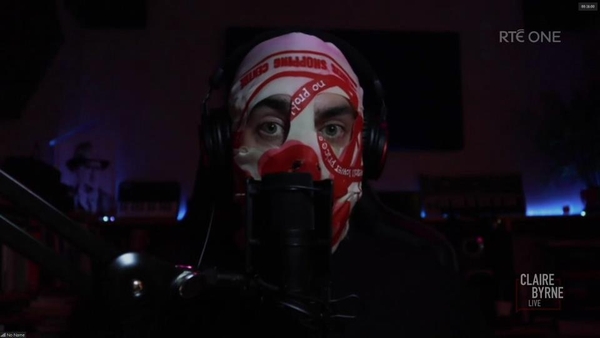 Blindboy Boatclub speaking on Claire Byrne Live