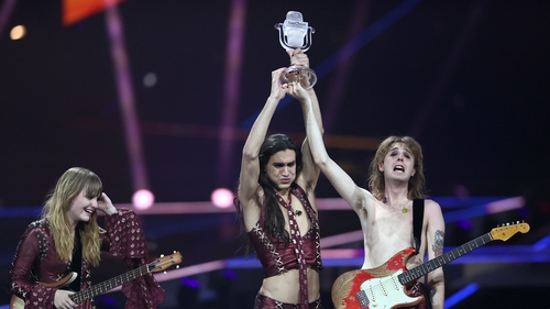 Måneskin took the top prize last year with 524 points