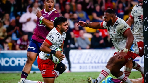Richie Mo'unga scored 31 points against Queensland Reds