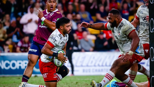 Richie Mo'unga scored 31 points against Queensland Reds