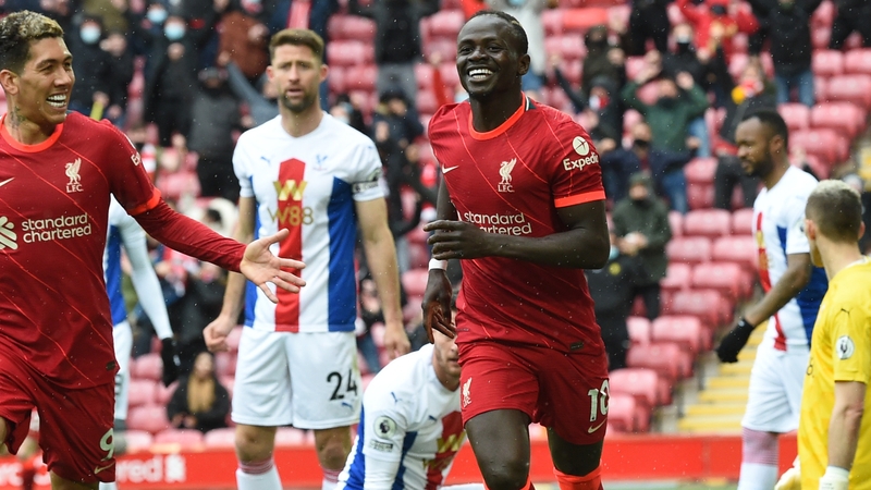 Sadio Mane netted in each half