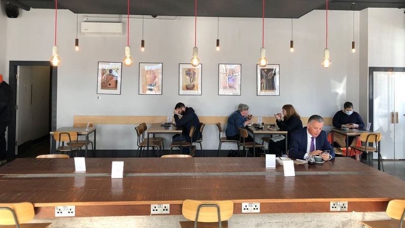 Six people from an unlimited number of households can sit inside together in pubs, cafés and restaurants