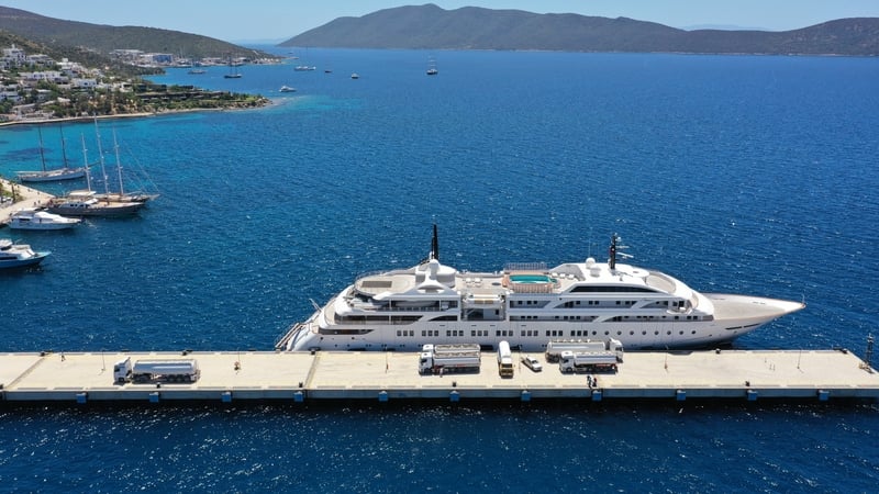 There has been a boom in super yachts since the pandemic began