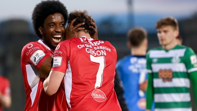 Walter Figueira and Jordan Gibson feature in the May Goal of the Month