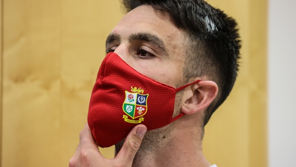 Conor Murray pictured at the Lions meeting today