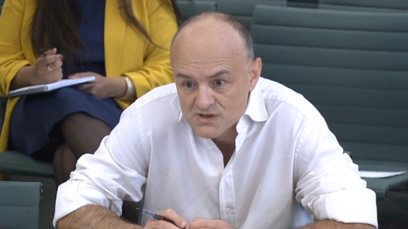 Dominic Cummings made the fresh claims in a lengthy blog post published today (File photo)