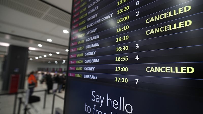 United and Delta both cancelled dozens of flights because of staff shortages amid the surge in Covid-19 infections