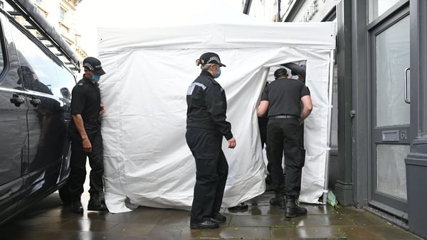 Police carried out a search at the Clean Plate café in Gloucester
