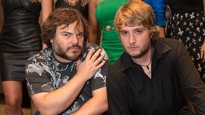 Jack Black with Kevin Clark