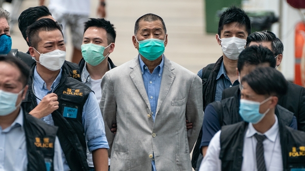 Jimmy Lai is a prominent critic of China's Communist Party leadership (file image)