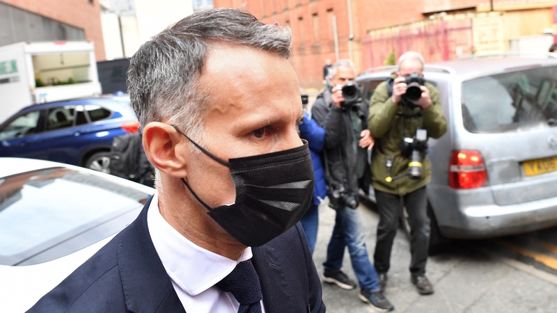 Wales' Manager and Former Manchester United footballer Ryan Giggs pictured leaving from court last month