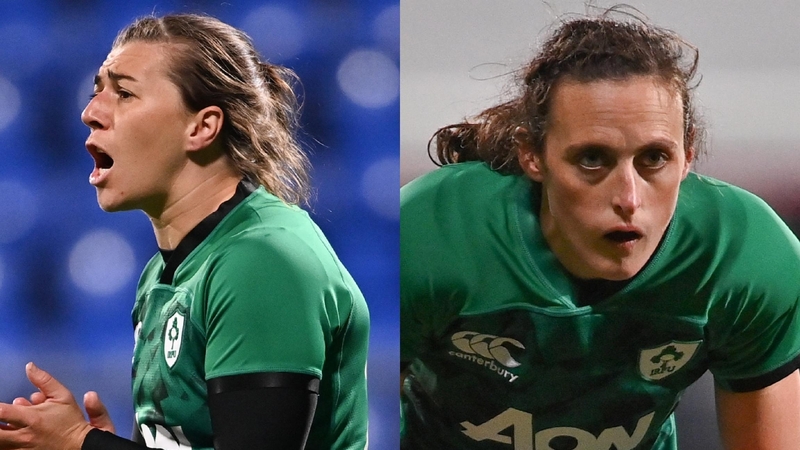 Katie Fitzhenry, left, and Hannah Tyrrell