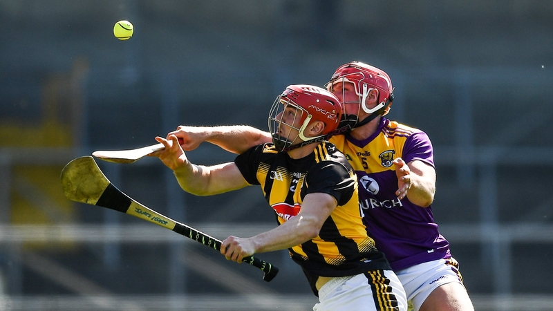James Maher of Kilkenny in action against Gavin Bailey of Wexford
