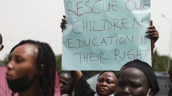 Earlier this month, relatives of students abducted in Nigeria protested against the spate of kidnappings