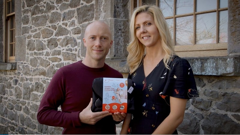 Aisling and James on Dragon's Den.