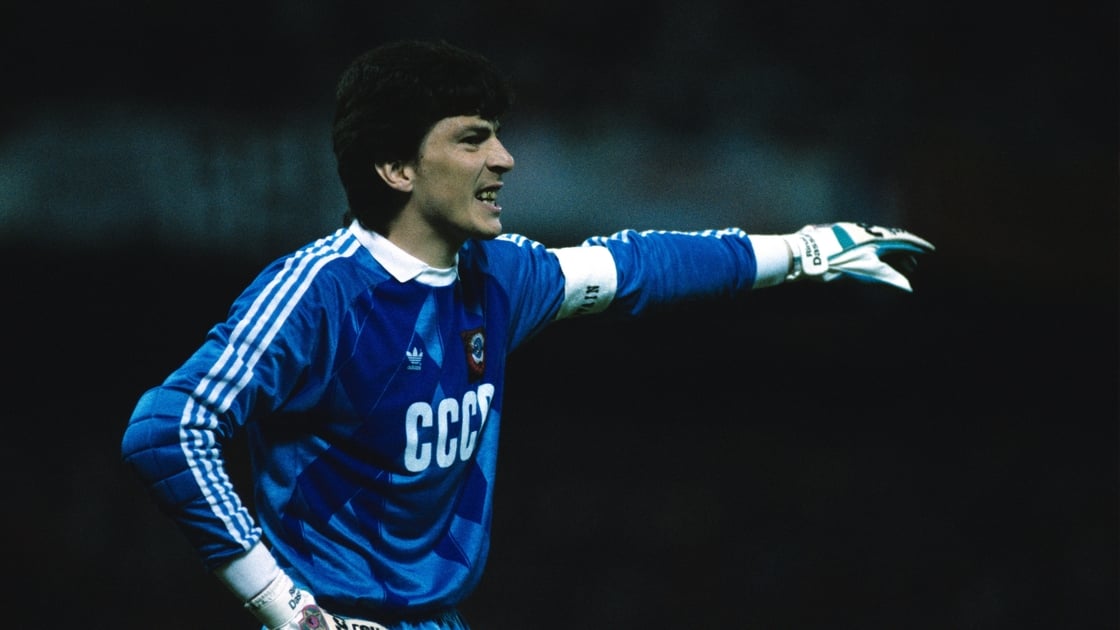 Rinat Dasayev during the final