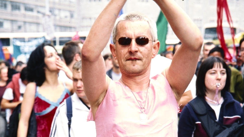 A photo of Tonie Walsh from the NLI's exhibition.