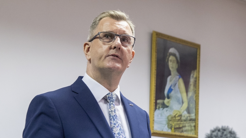 'We need to unite as a party and take heed of the challenges that Northern Ireland faces' Jeffrey Donaldson said (file image)