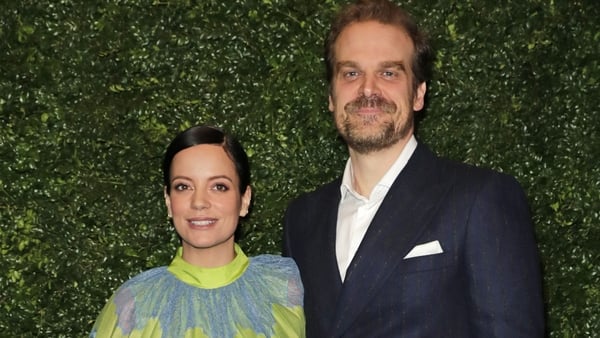 Lily Allen and David Harbour