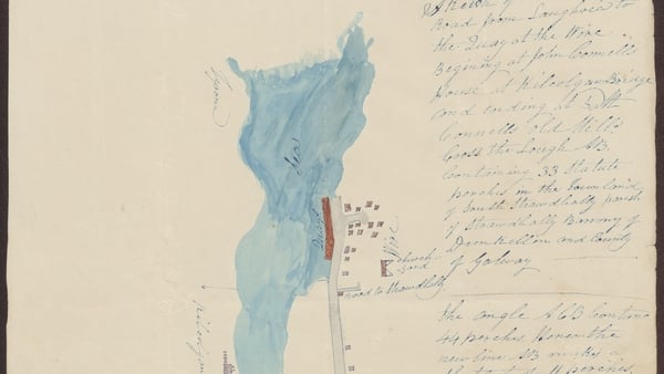 A detail of the map