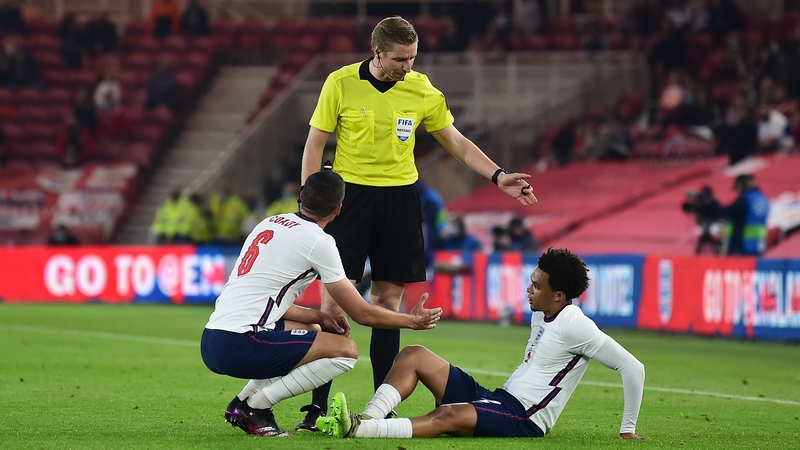 Alexander-Arnold picked up the injury late on against Austria