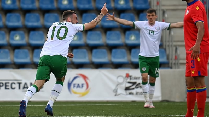 Troy Parrott is on top of the world after scoring his first goals for his country