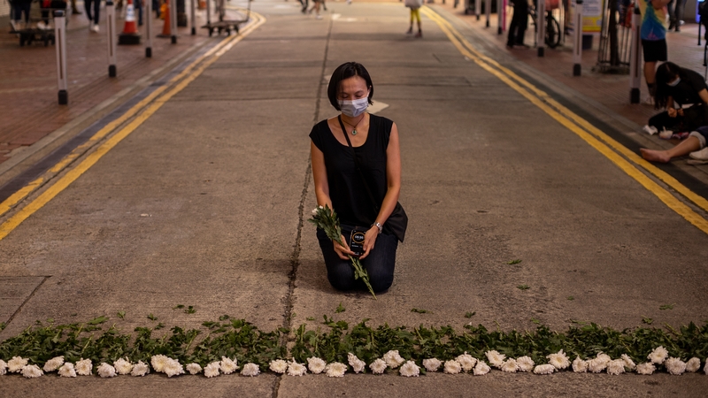 The arrest of Chow Hang Tung comes as thousands of police are expected to patrol the city's streets