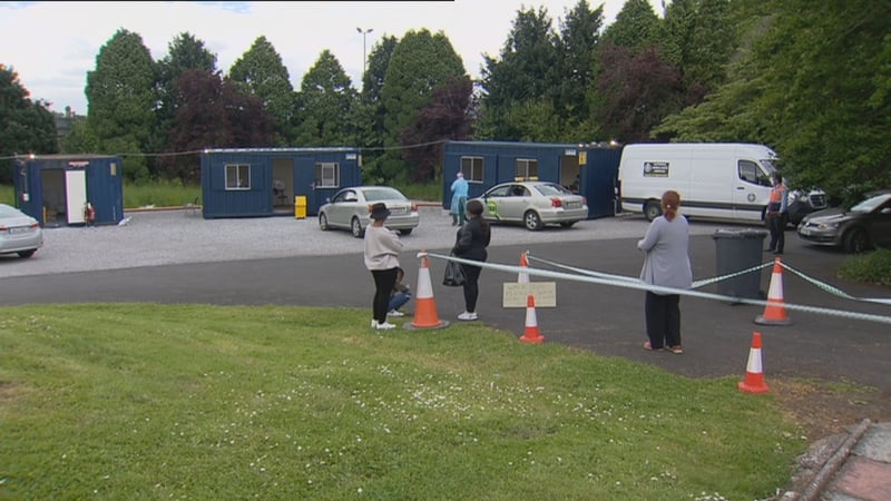 The walk-in test centre at St Joseph's campus in Limerick